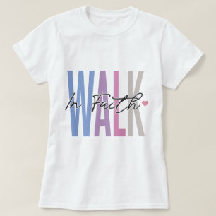 Gå in i Faith Inspirational T-shirt Design