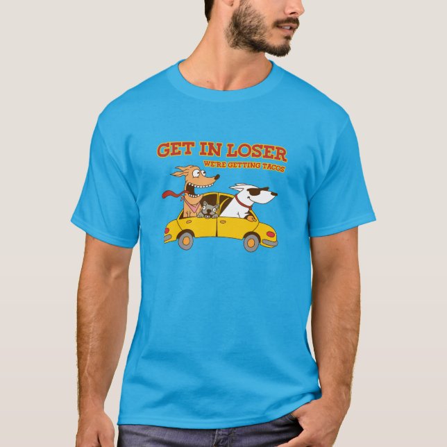 Gå in i förloraren t shirt (Framsida)