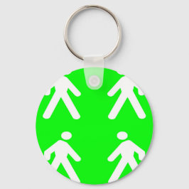 Gå in i grönten nyckelring