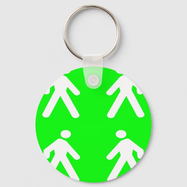 Gå in i grönten nyckelring (Framsida)