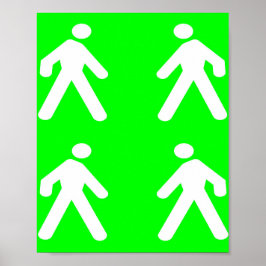 Gå in i grönten poster