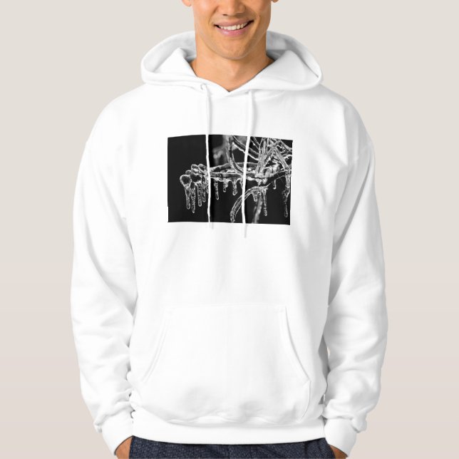 gå in i isig vinter sweatshirt med luva (Framsida)