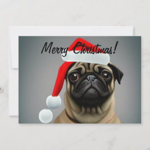 Gå in i julklapp med platta Helgdag Julkort