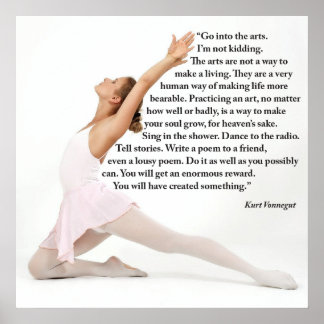 Gå in i konstens Poster, 24 x 24 tum Poster