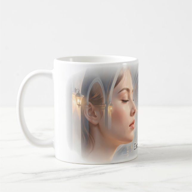 Gå in i Light Dream Corridor-muggen Kaffemugg (Vänster)