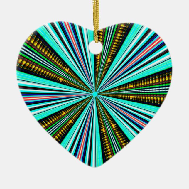 Gå in i ljuset julgransprydnad keramik (Framsidan)