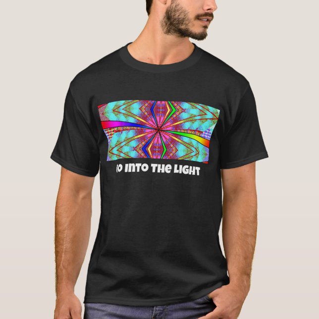 Gå in i ljuset t shirt (Framsida)