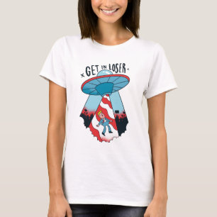 Gå in i Loser Alien Trump Abduction T Shirt