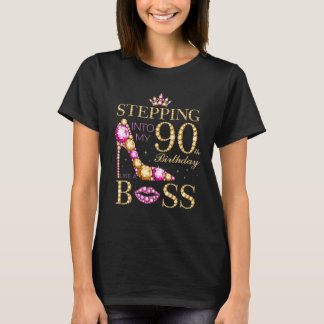 Gå in i min 90:e födelsedag som en Chef T Shirt