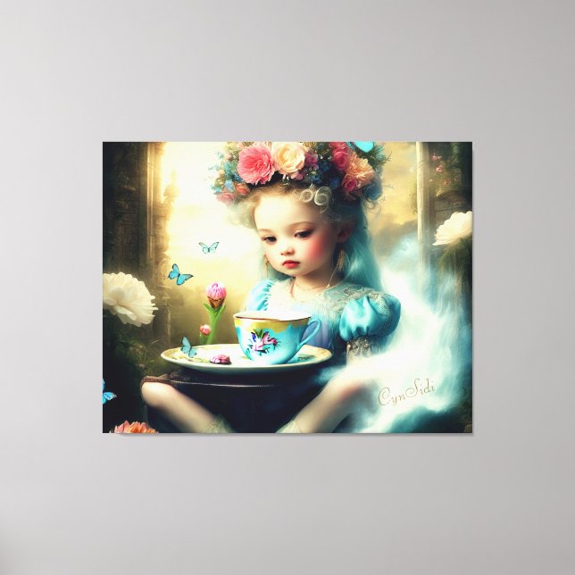 Gå in i min värld canvastryck (Framsida)