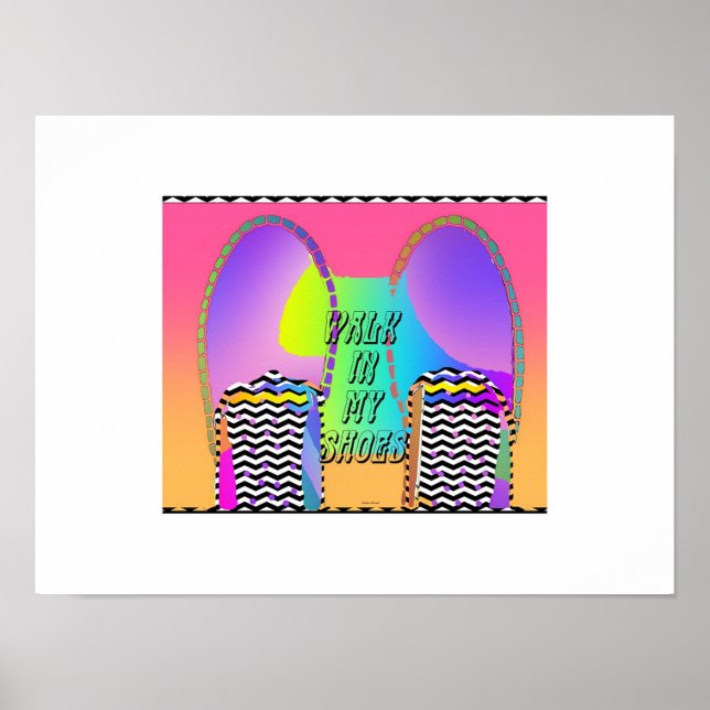 Gå in i mina skor poster (Framsidan)