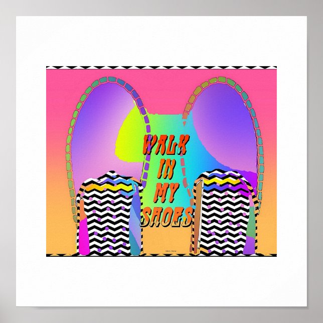 Gå in i mina skor Poster (Framsidan)