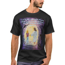 Gå in i Mörken Jag och Jesus Jn 8:12 T-shirt