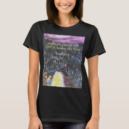 Gå in i Mörken med FAITH Bok T-Shirt