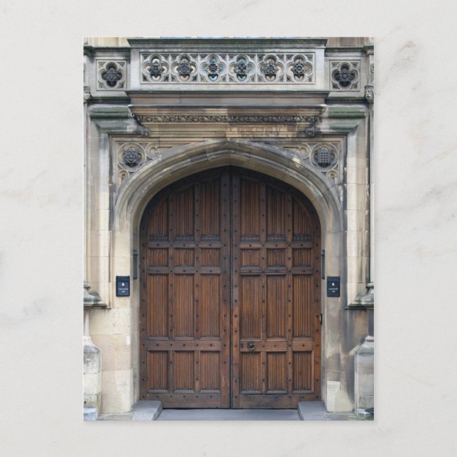 Gå in i parlamentets dörrar - Westminster Vykort (Framsida)