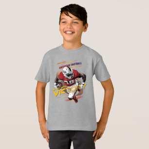 Gå in i segern Amerikansk fotboll Barn T Shirt