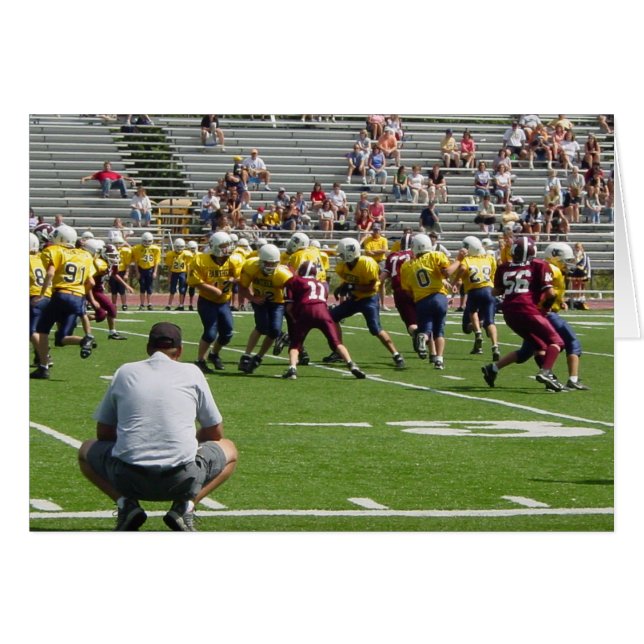 Gå in i spelet hälsningskort (Framsidan Horizontal)