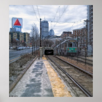Gå in i tunneln poster