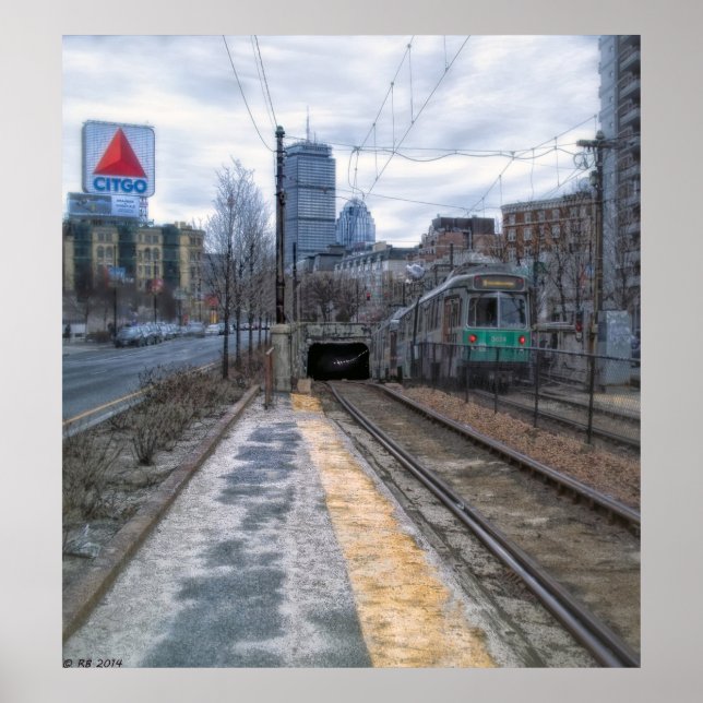 Gå in i tunneln poster (Framsidan)