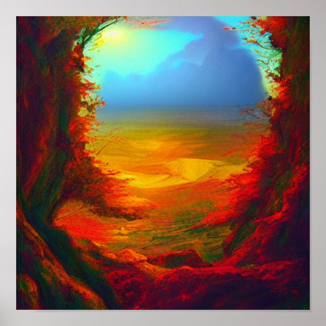 Gå in i Wilderness Poster (Framsidan)