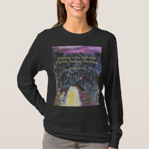 Gå in på Mörken med FAITH långärmad T-shirt