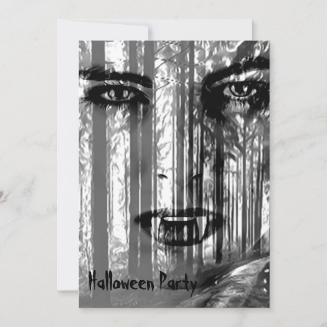 Gå inte in i Skogen Inbjudningar (Framsida)