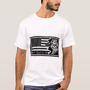 Gå inte på Flagga Skullorm © FB @ # T Shirt