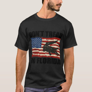 Gå inte på Florida Vintage Retro Old US Americ T Shirt