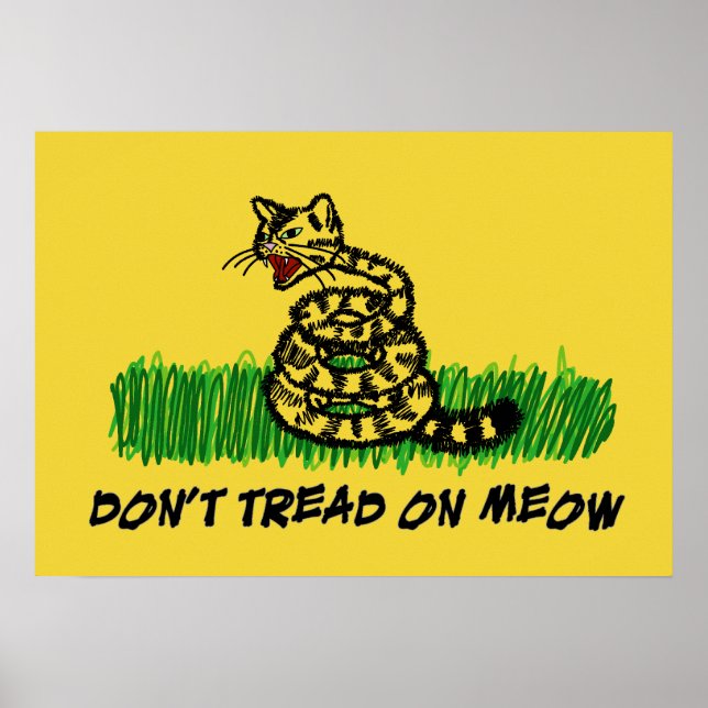 Gå inte på Meow Poster (Framsidan)