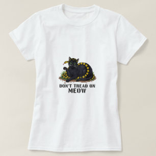 Gå inte på Meow - Revolutionary Cat T-shirt