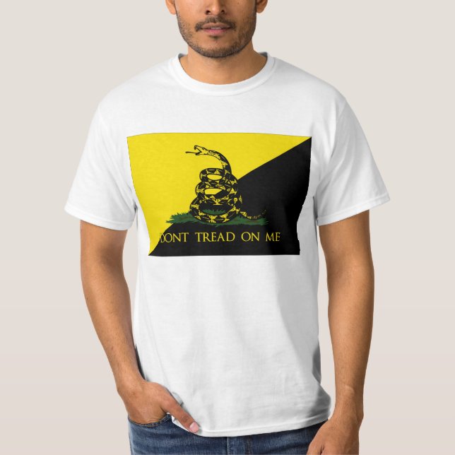 Gå inte på mig anarkistflagga t shirt (Framsida)