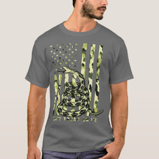 Gå inte på mig Camo American Flagga T Shirt