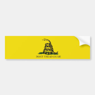 Gå inte på mig den bildekalGadsden flagga Bildekal