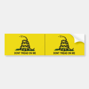 Gå inte på mig - den Gadsden flagga Bildekal