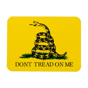 Gå inte på mig - den Gadsden flagga Magnet