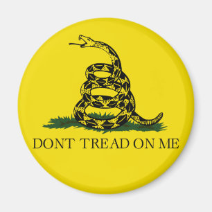 GÅ INTE PÅ MIG, den Gadsden flagga Magnet