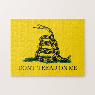 Gå inte på mig - den Gadsden flagga Pussel