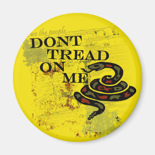 Gå inte på mig den Gadsden flagga/symbol Magnet