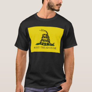 GÅ INTE PÅ MIG, den Gadsden flagga Tee