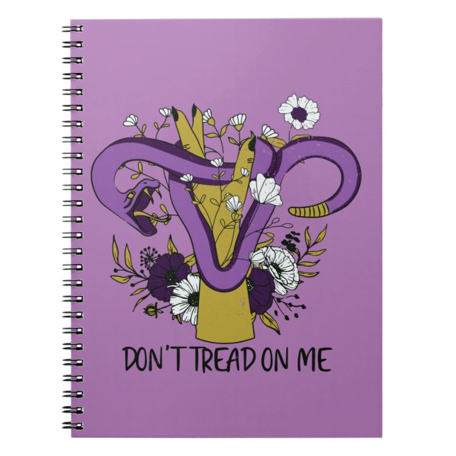 Gå inte på mig feminist anteckningsbok (Framsidan)