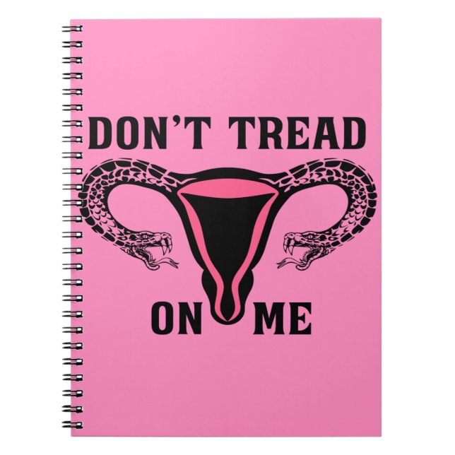 Gå inte på mig feminist anteckningsbok (Framsidan)