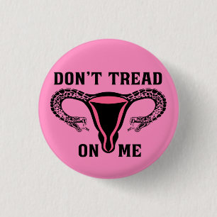 Gå inte på mig feminist knapp