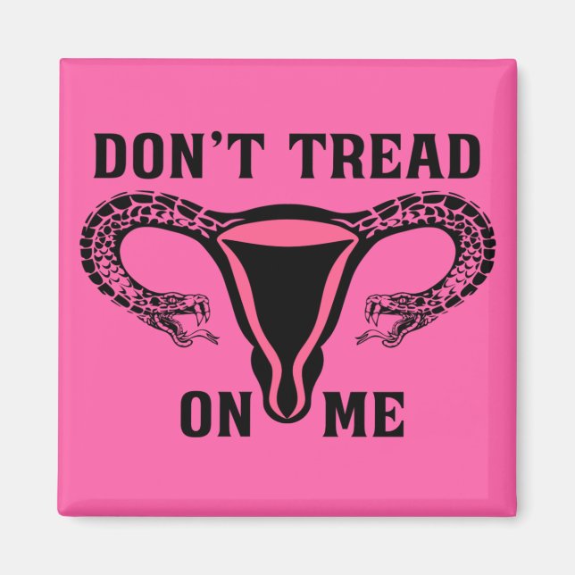 Gå inte på mig feminist magnet (Framsidan)