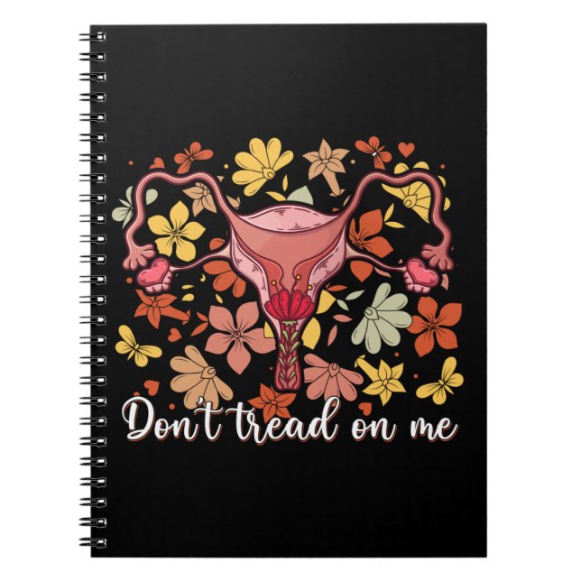 Gå inte på mig Feminist Pro-val Anteckningsbok (Framsidan)