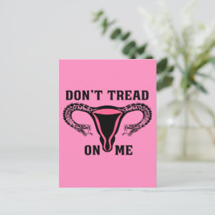 Gå inte på mig Feminist Pro-val Vykort
