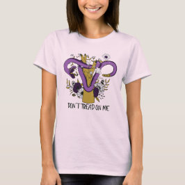 Gå inte på mig feminist t shirt