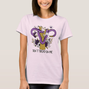 Gå inte på mig feminist t shirt