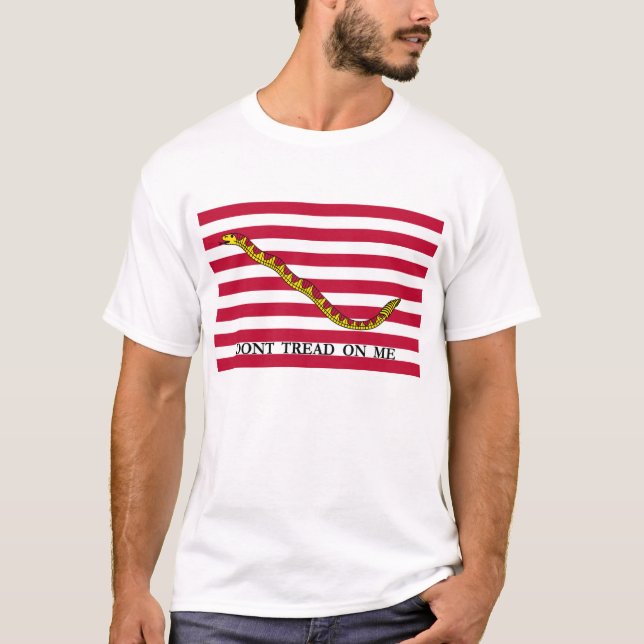 Gå inte på mig - Flagga för marin Jack T Shirt (Framsida)