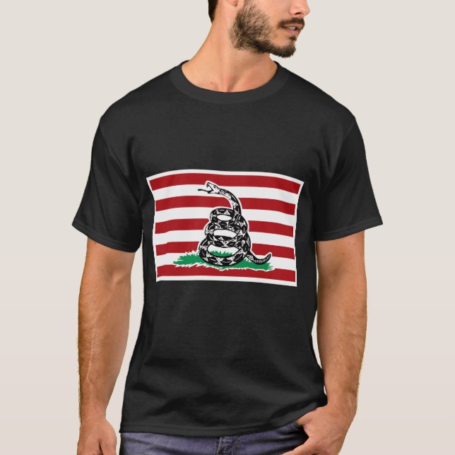 GÅ INTE PÅ MIG FLAGGA - INGEN TEXT - T-TRÖJA T-SHIRT (Framsida)
