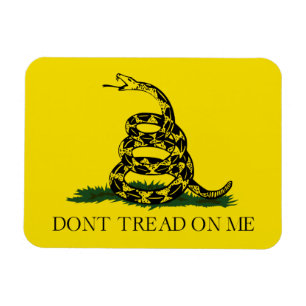 Gå inte på mig Gadsden American Flagga Magnet
